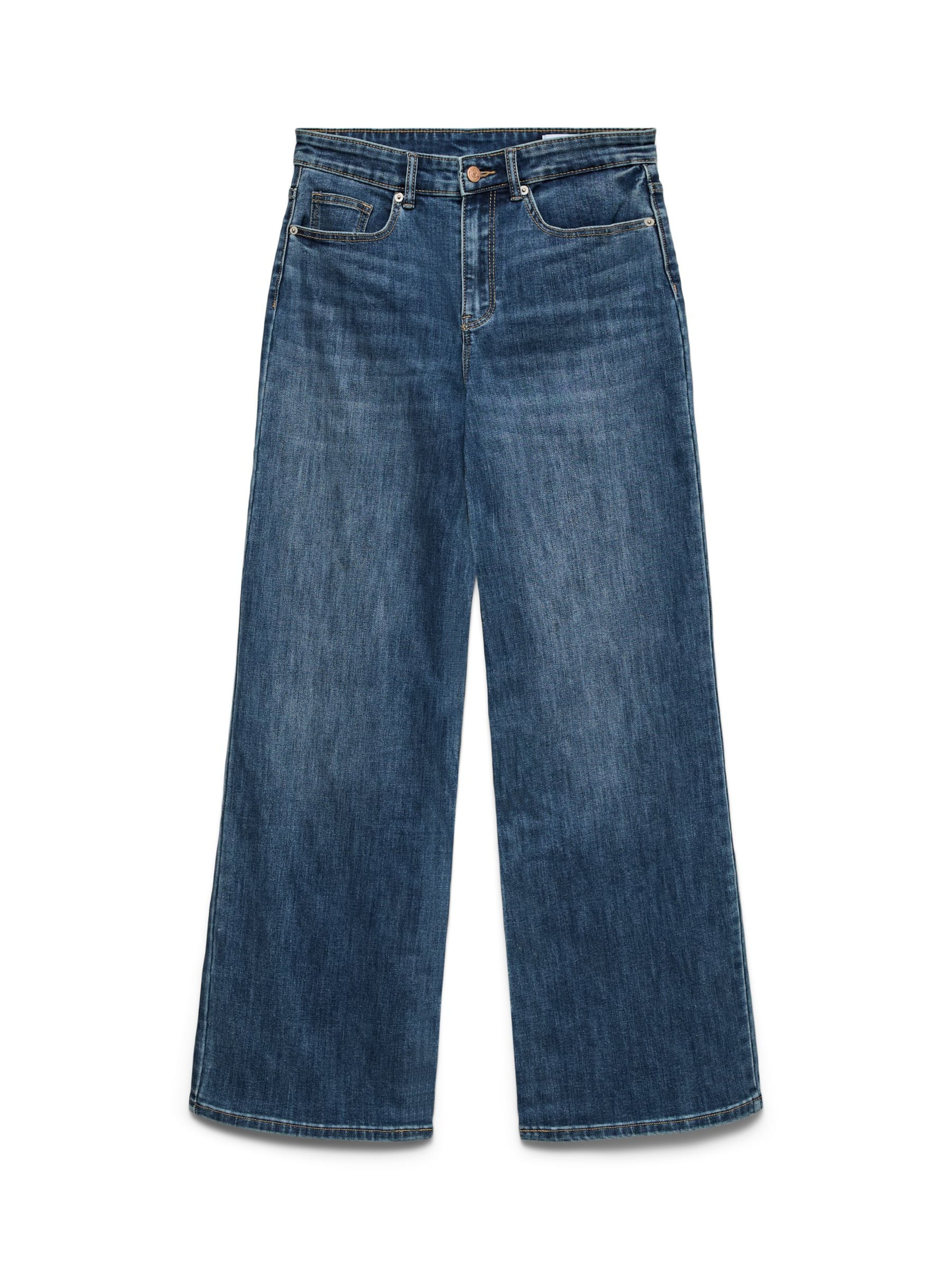 VERO MODA Wide leg Jeans 'VMOlivia' in Blue: front