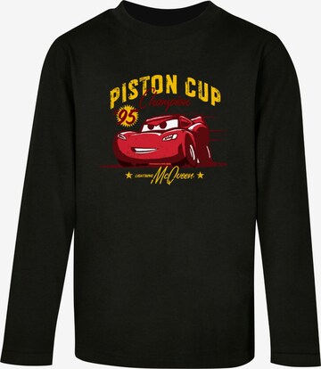 ABSOLUTE CULT Shirt 'Cars - Piston Cup Champion' in Zwart: voorkant