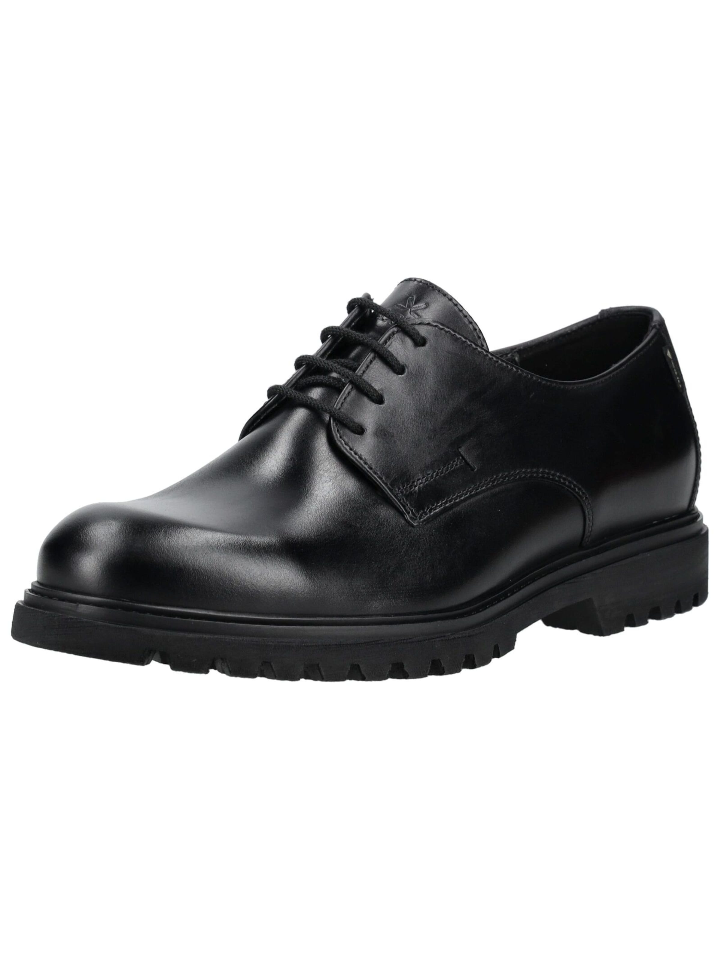 LLOYD SELECTED Lace-up shoe in Black: front