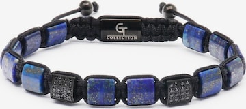 GT Collection Bracelet 'Flat-Bead' in Blue: front