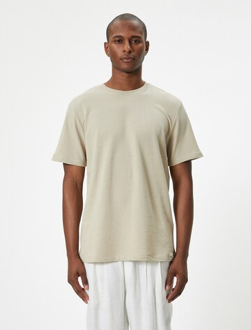 Koton T-Shirt in Beige: Vorderseite