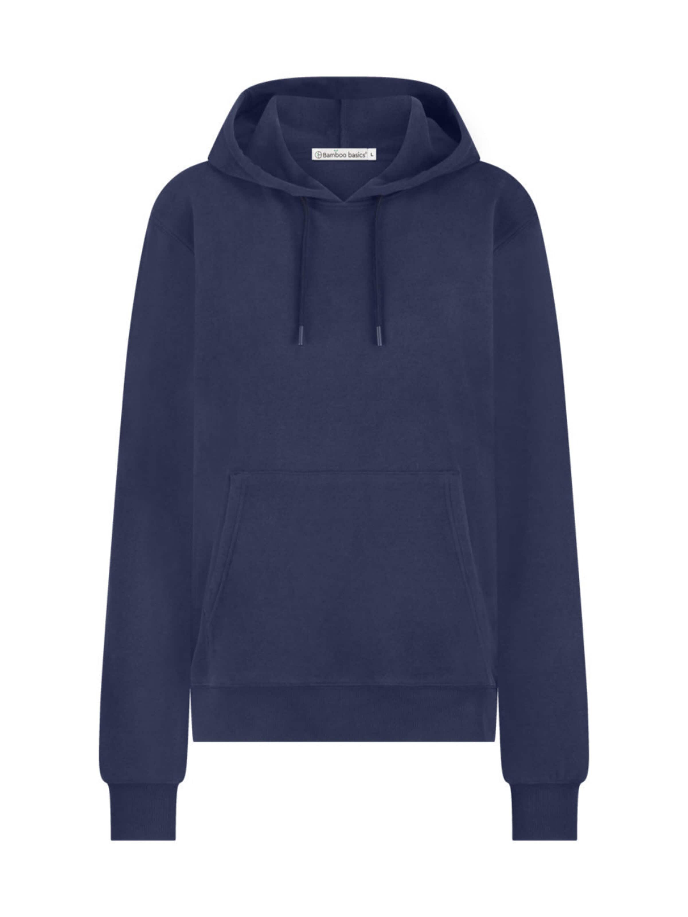 Bamboo basics Sweatshirt 'Lounge hoodie Gaby'‌‌‌‌‌‌‌‌‌‌ in Blau: Vorderseite