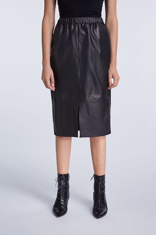 SET Skirt in Black: front
