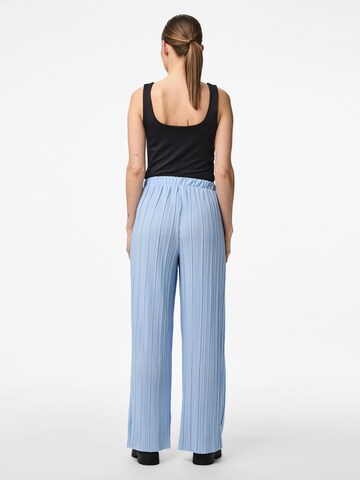 PIECES Wide Leg Hose 'PCPammi' in Blau