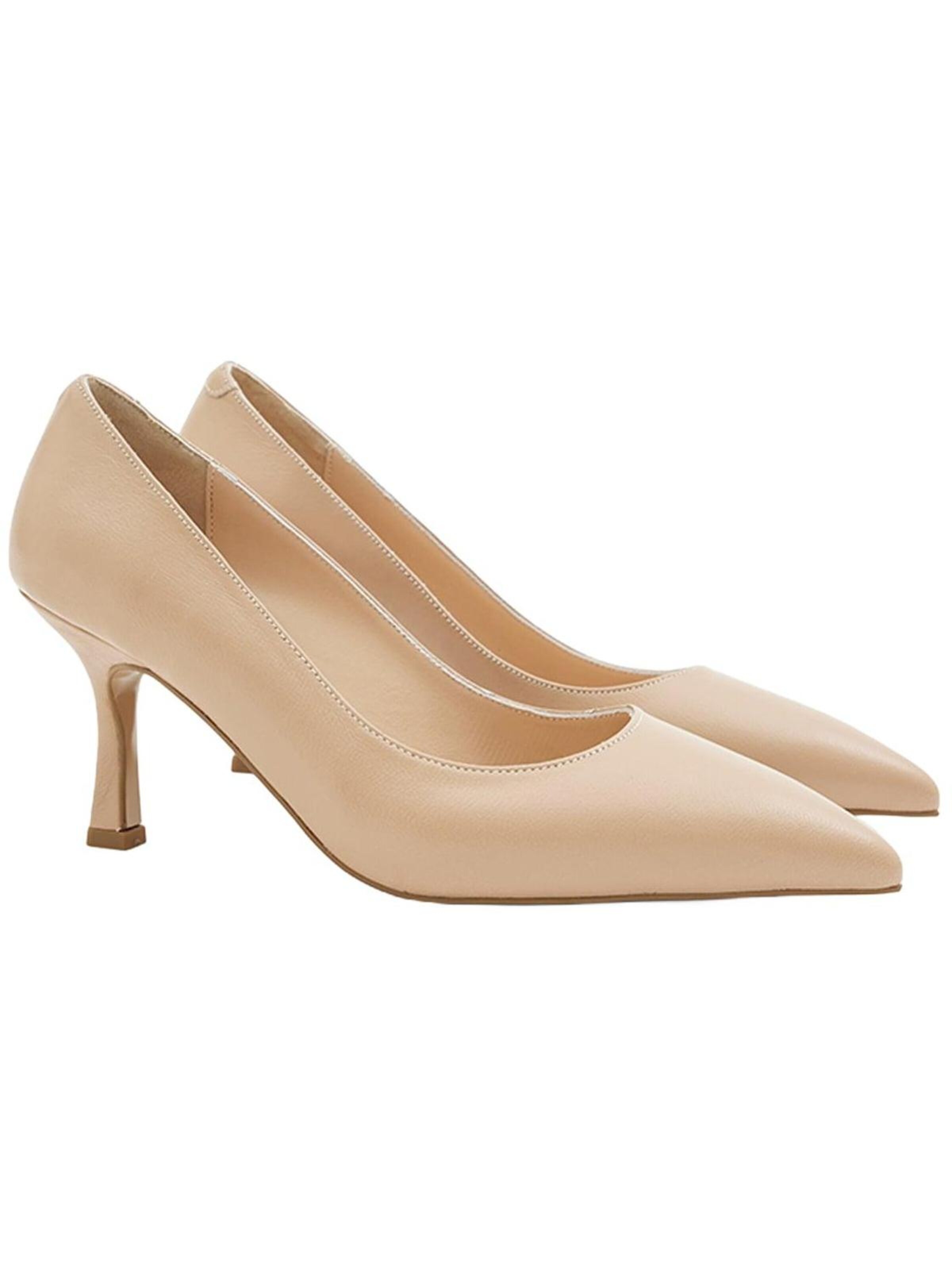 Desa Pumps 'Stilett' in Beige: voorkant