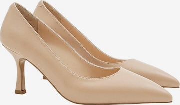Desa Pumps 'Stilett' in Beige: voorkant