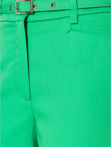 MORE & MORE Slim fit Pants in Green