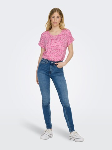 ONLY - Camiseta 'MOSTER' en rosa