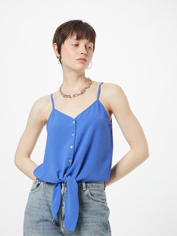 ONLY - Blusa 'METTE' en azul: frente