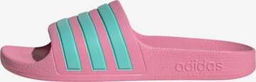 Claquettes / Tongs ' Aqua adilette ' ADIDAS SPORTSWEAR en rose : devant