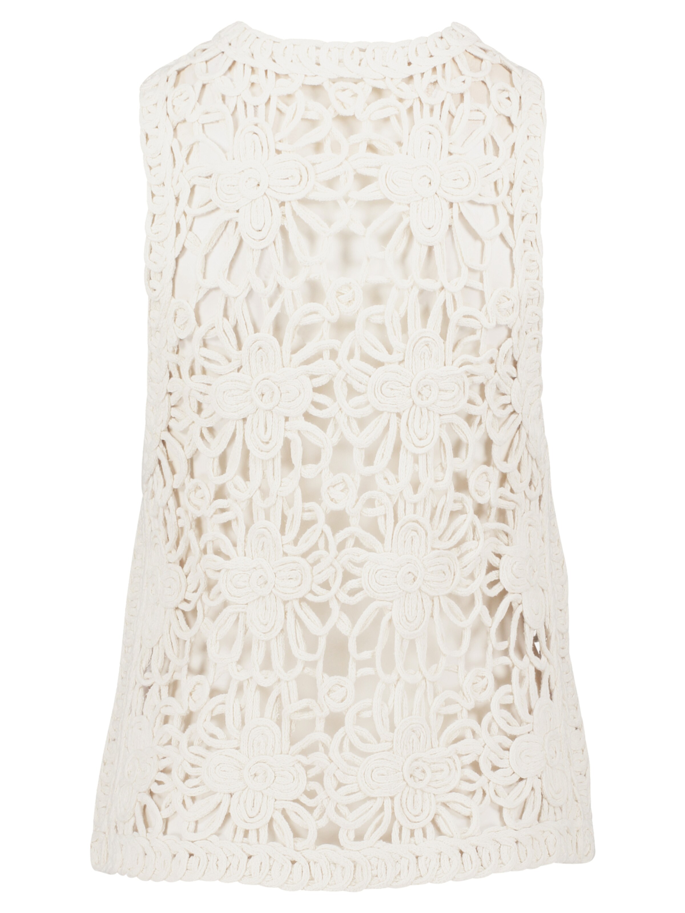 Cartoon Gebreid vest in Beige