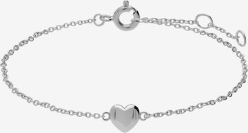 Lucardi Bracelet 'Minimalistisch' in Silver: front