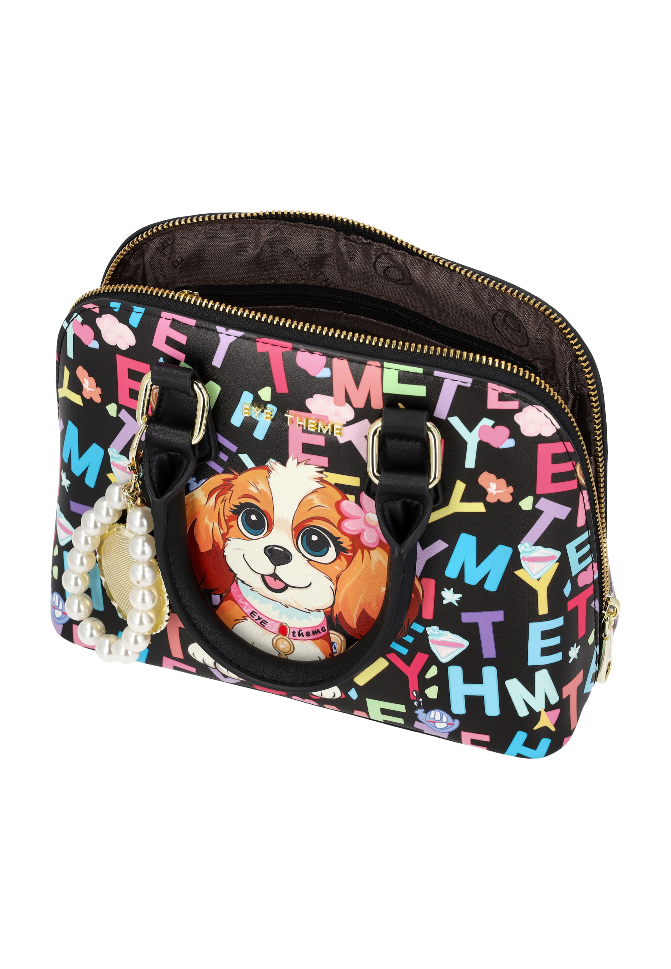 MYMO - Bolso de mano 'POP EYETHEME' en negro