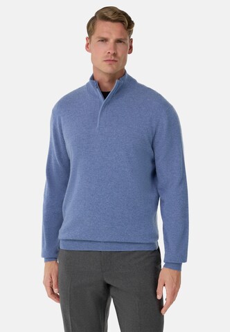 Pull-over Boggi Milano en bleu : devant