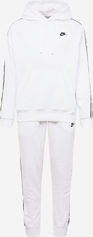 Survêtement 'CLUB FLEECE' Nike Sportswear en blanc : devant