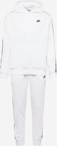 Nike Sportswear Jogginganzug 'CLUB FLEECE' in Weiß: predná strana