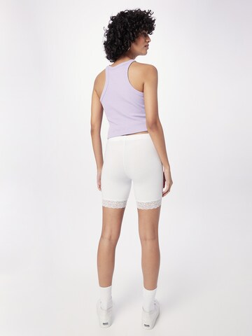 PIECES Skinny Leggings 'KIKI' in White