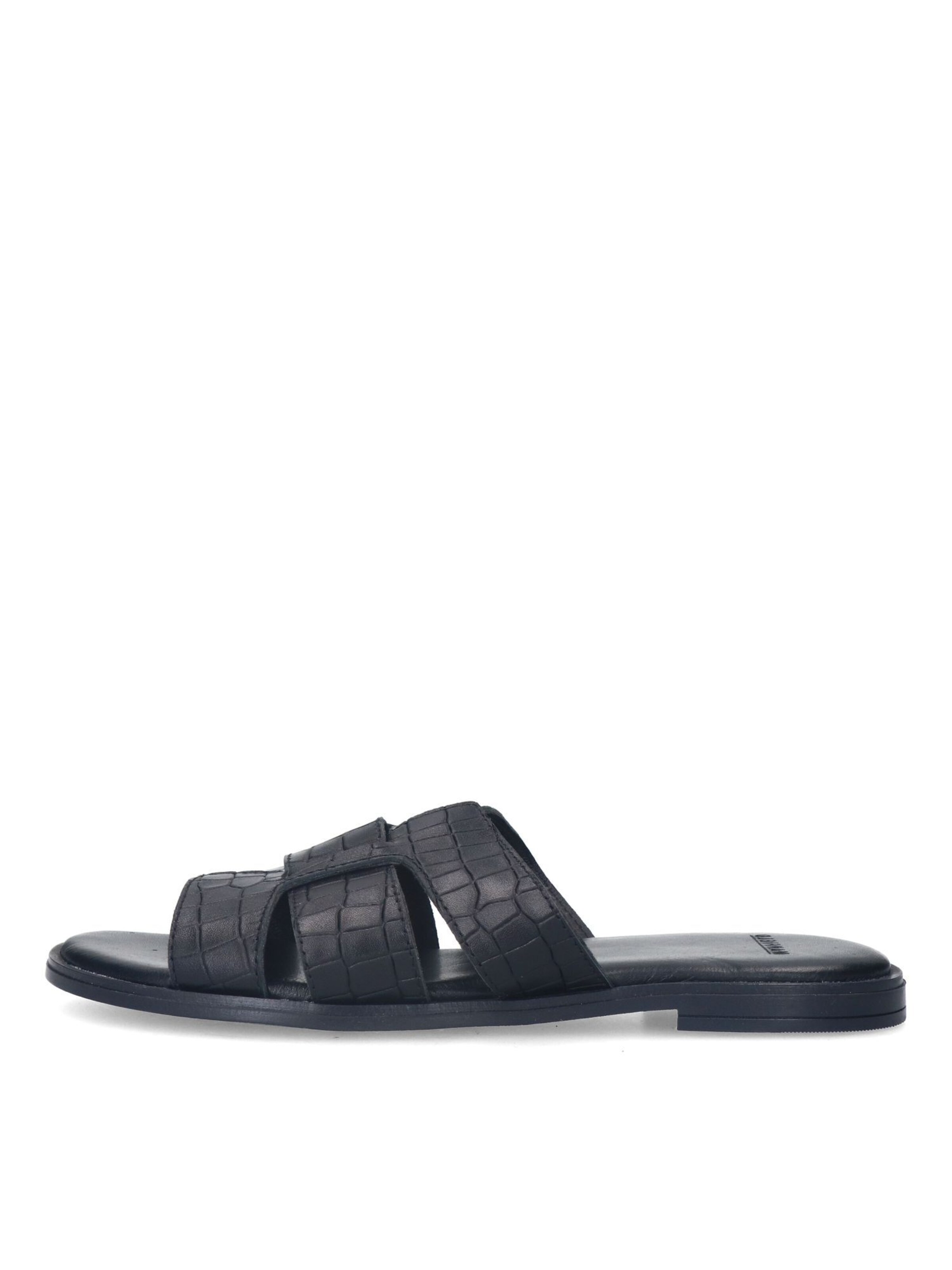 MANFIELD Pantolette in Schwarz