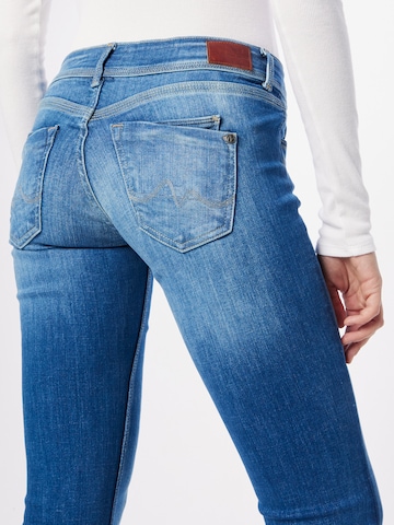 Coupe slim Jean 'Saturn' Pepe Jeans en bleu