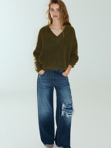 Pull&Bear Sweater in Green