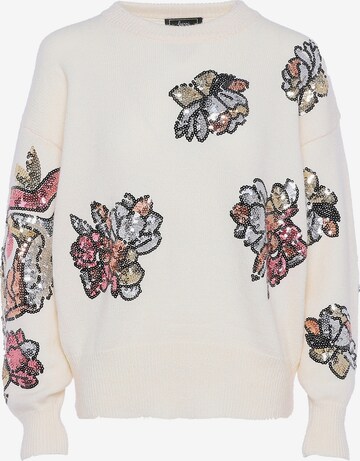 faina Sweater in White: front