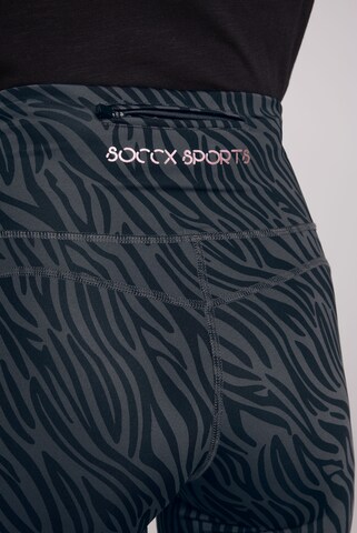 Soccx Skinny Leggings 'Free Yourself' in Zwart