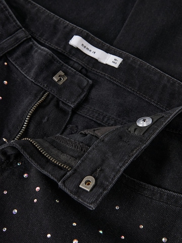 NAME IT Regular Jeans in Schwarz