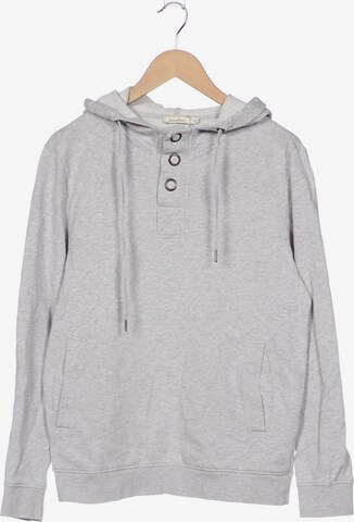 hessnatur Sweatshirt & Zip-Up Hoodie in M in Grey: front