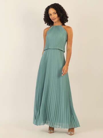 APART Plisseekleid in Grün