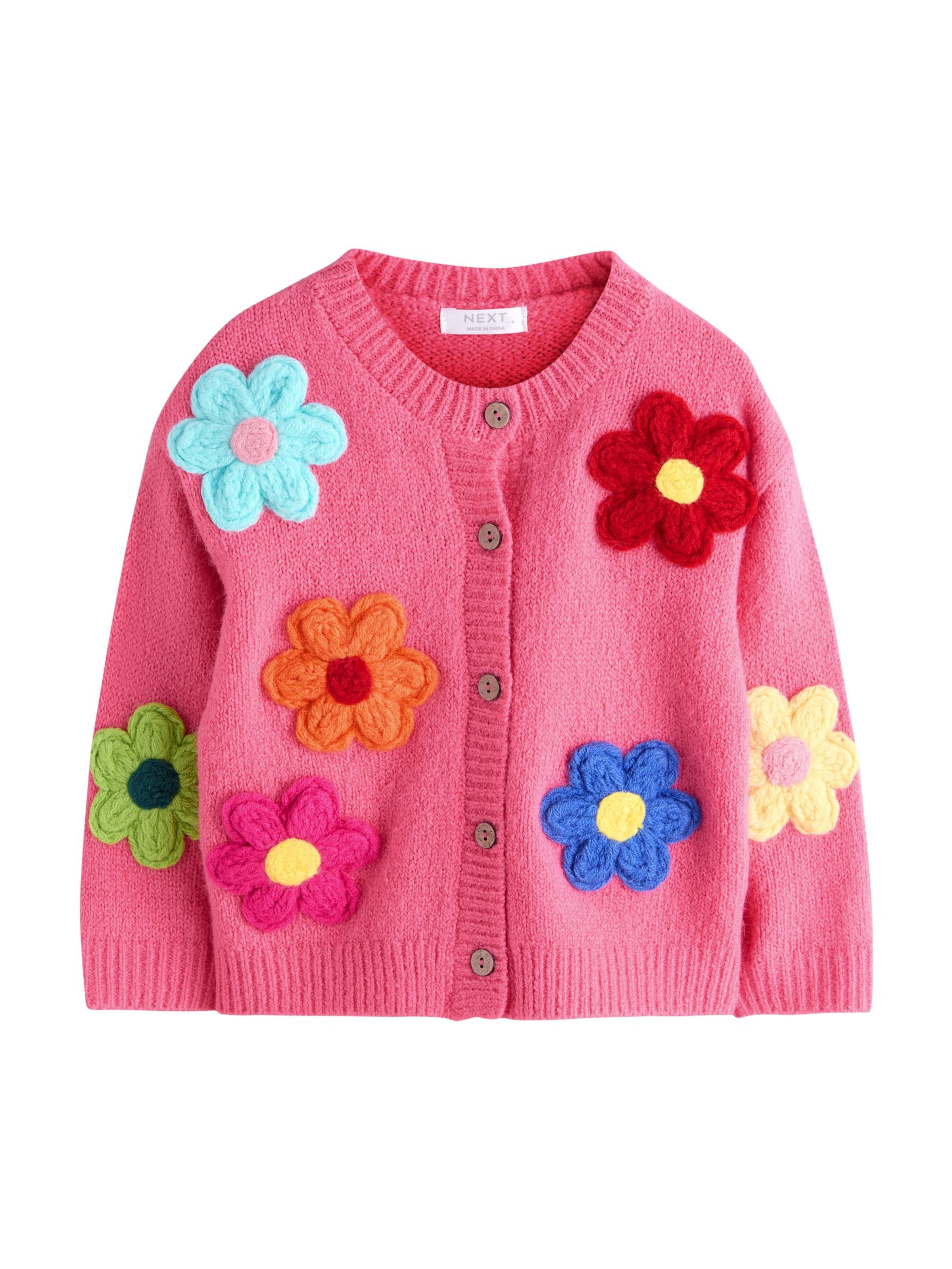 Next Strickjacke in Pink: Vorderseite