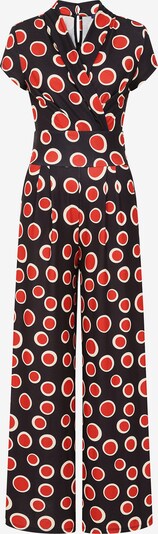 HotSquash Jumpsuit in ecru / rot / schwarz, Produktansicht
