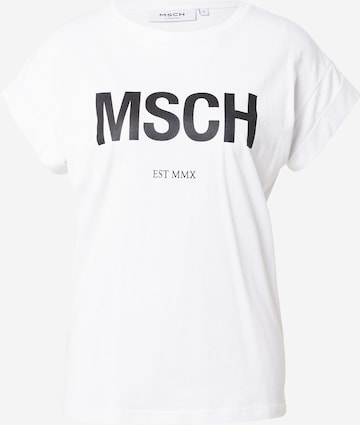 T-shirt 'Alva' MSCH COPENHAGEN en blanc : devant