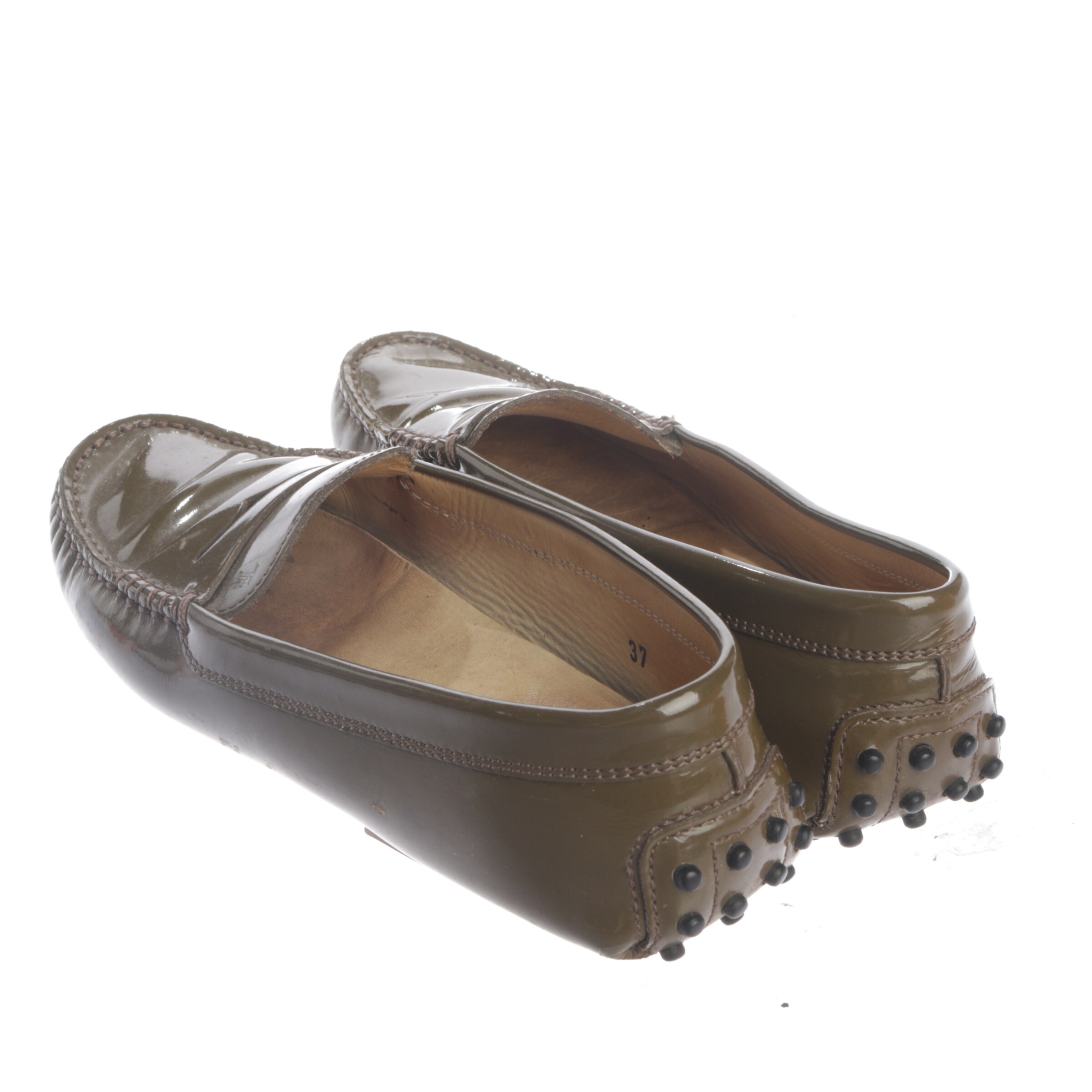 Tod's Flats & Loafers in 37 in Green
