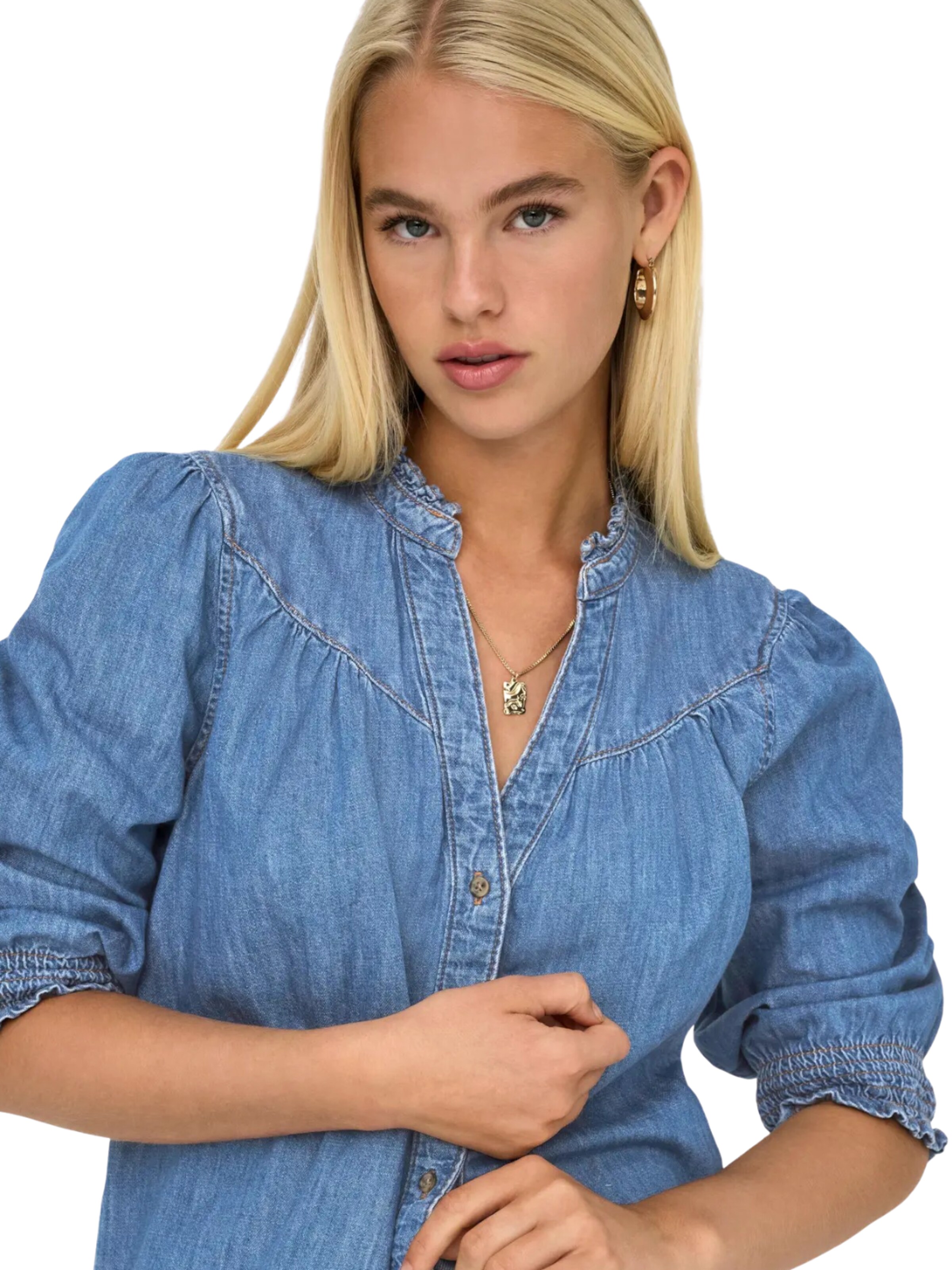 ONLY Shirt 'RAYA' in Blue