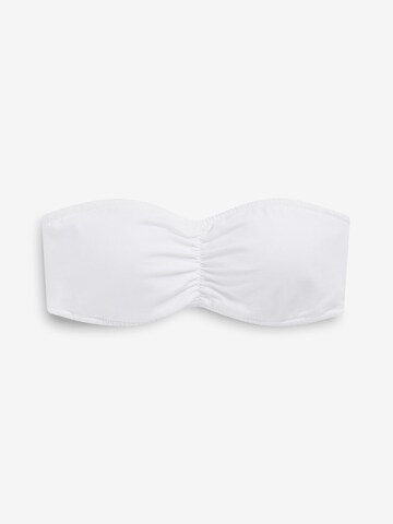 Next Bandeau Góra bikini w kolorze czarny