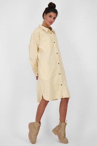 Alife and Kickin Shirt Dress 'LibertaAK' in Yellow