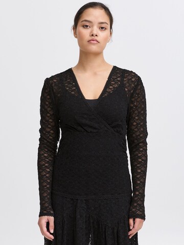 ICHI - Camisa ' IXLACEY ' em preto