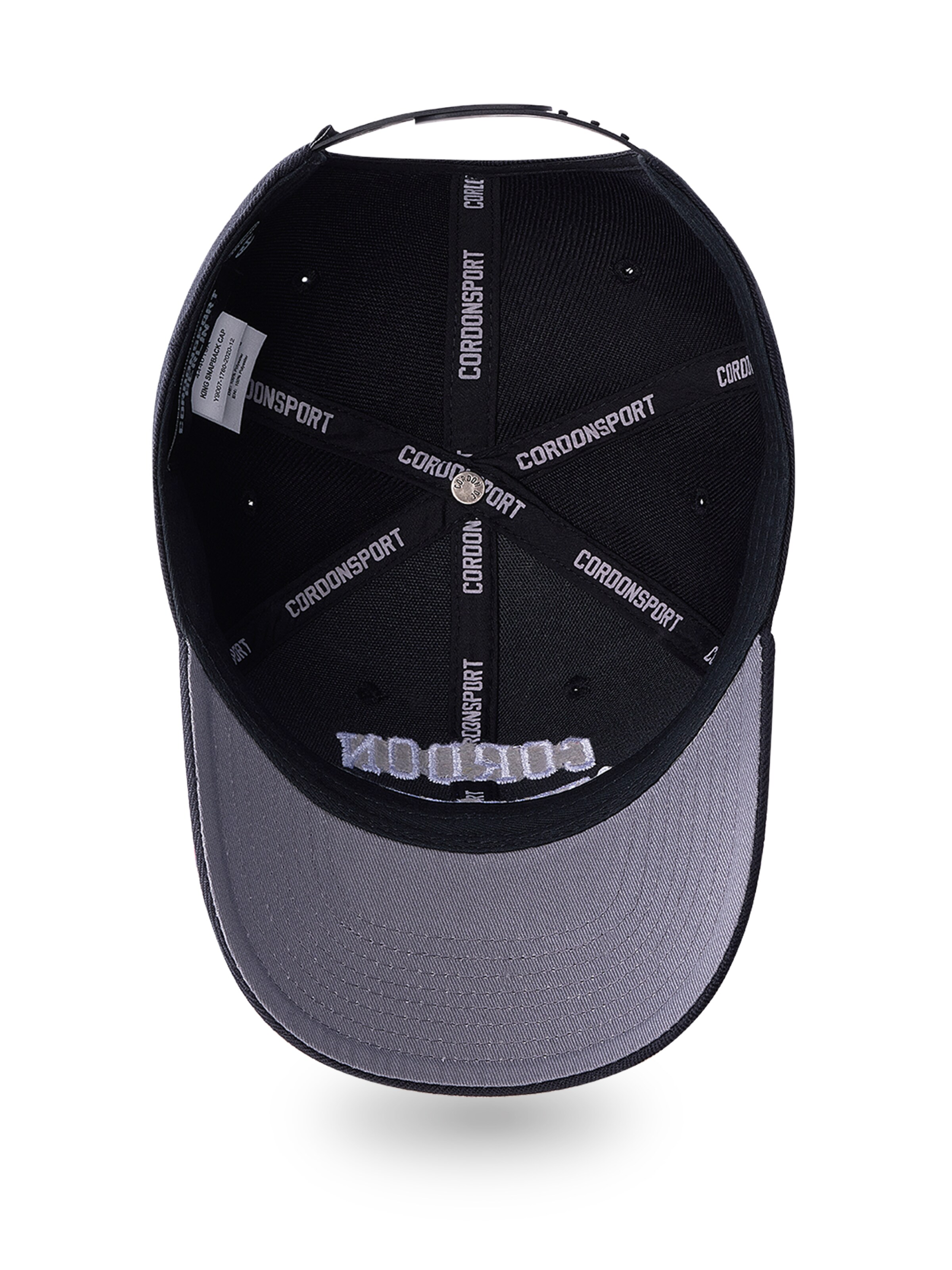 Cordon Sport Cap 'King' in Black