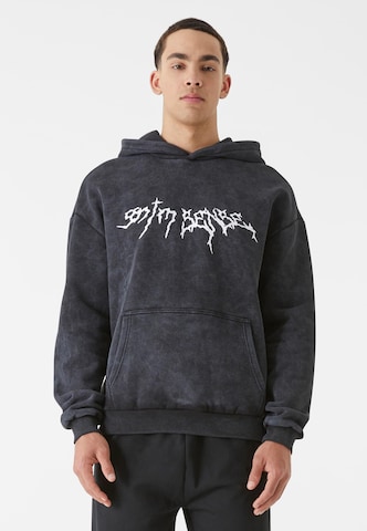 9N1M SENSE Sweatshirt 'Goth' in Schwarz