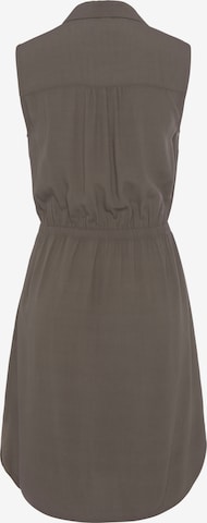 LASCANA Shirt dress in Brown