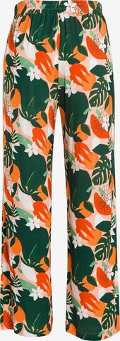 Ulla Popken Wide leg Broek 'Dschungel' in Groen