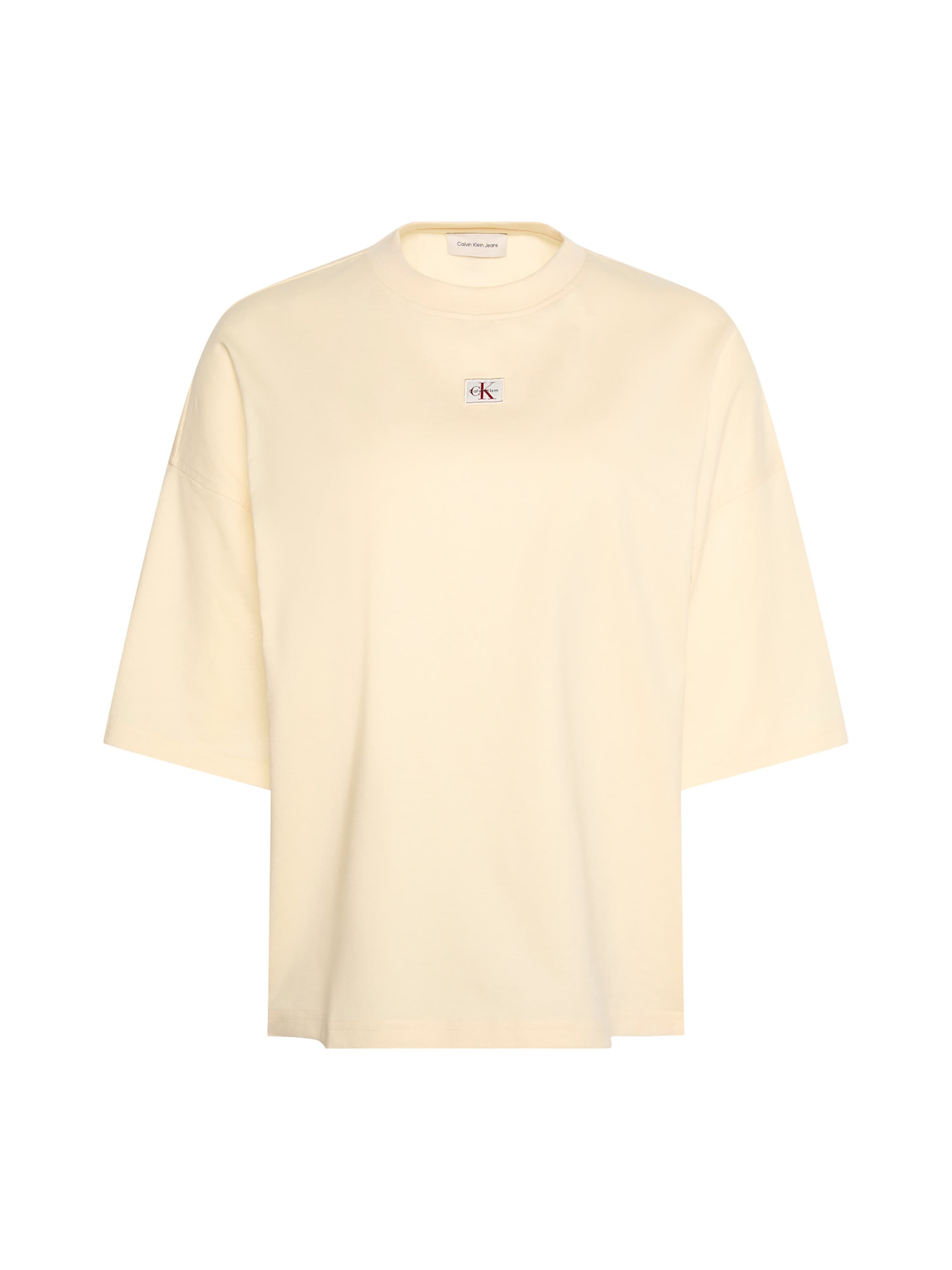 Calvin Klein Jeans T-Shirt in Gelb: Vorderseite