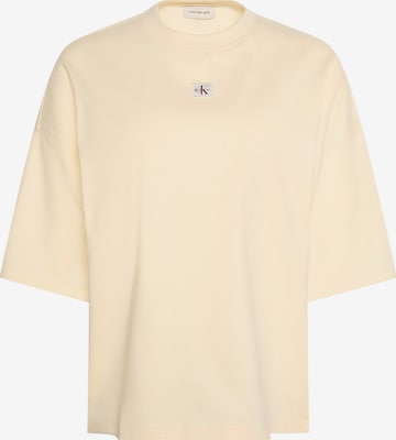 Calvin Klein Jeans T-Shirt in Gelb: Vorderseite