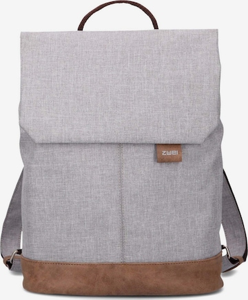 ZWEI Backpack in Grey: front