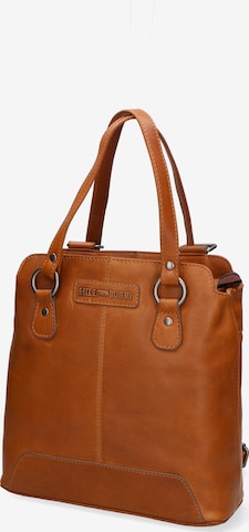 HILL BURRY Schoudertas in Bruin: voorkant