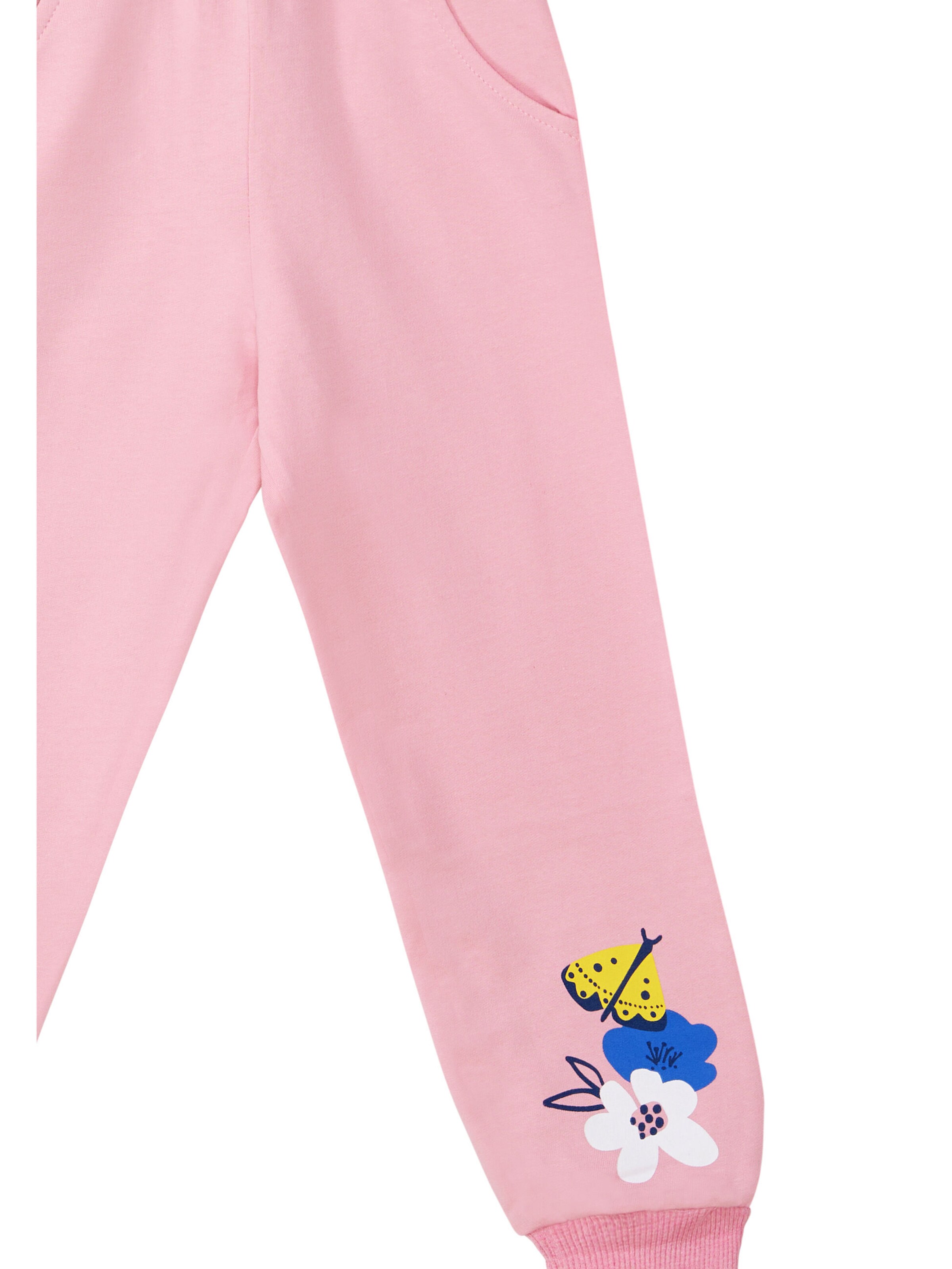 Survêtement 'Flower Garden' Denokids en rose