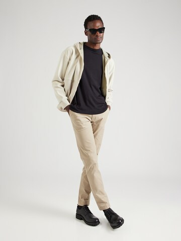 Calvin Klein Fleece Jacket in Beige