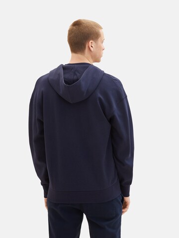 TOM TAILOR DENIM Sweatjacke in Blau