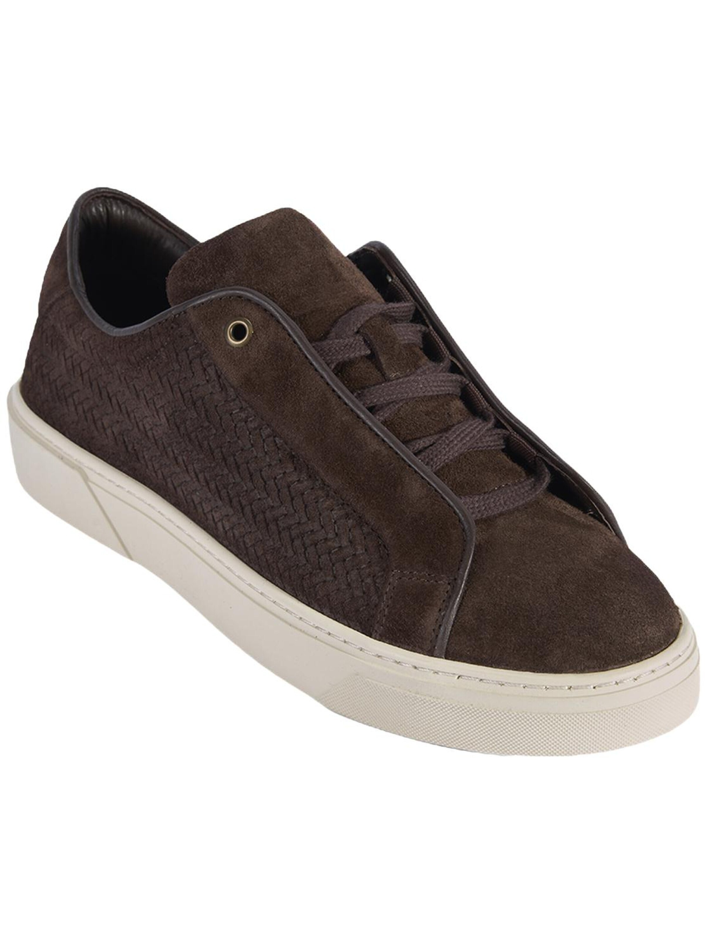 Desa Slip-on 'Trainer' in Brown: front