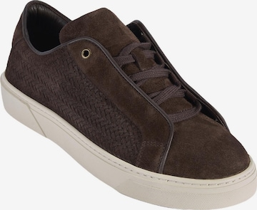 Desa Slip-on 'Trainer' in Brown: front